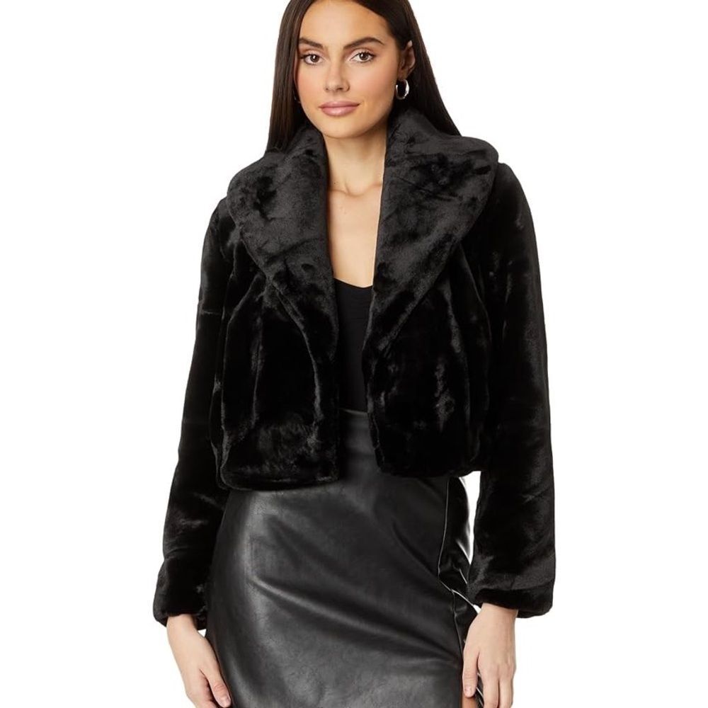 Elegant Black Teddy Jacket